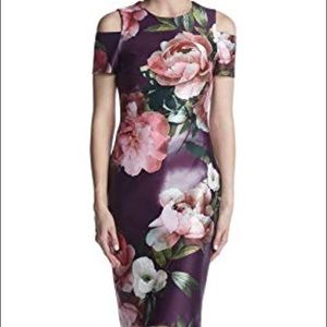 CALVIN KLEIN
Floral Cold Shoulder Sheath Dress
